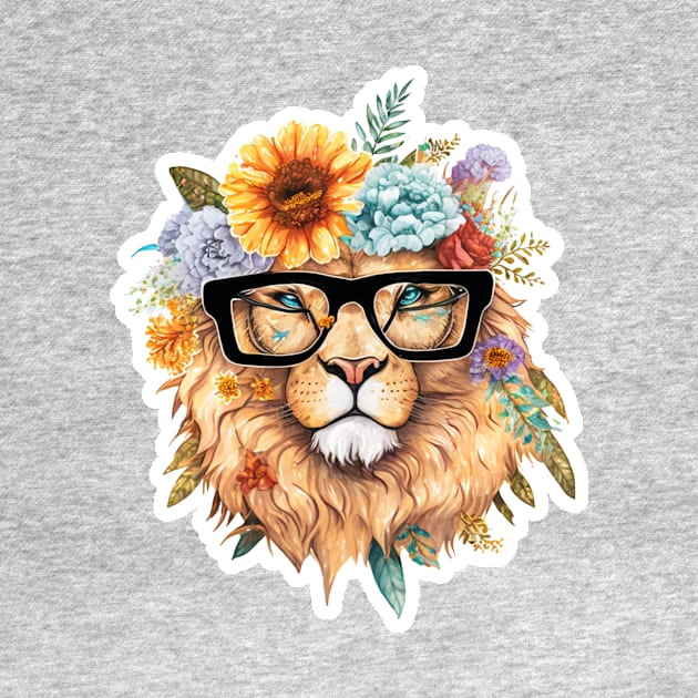 Lion illustration by Zoo state of mind